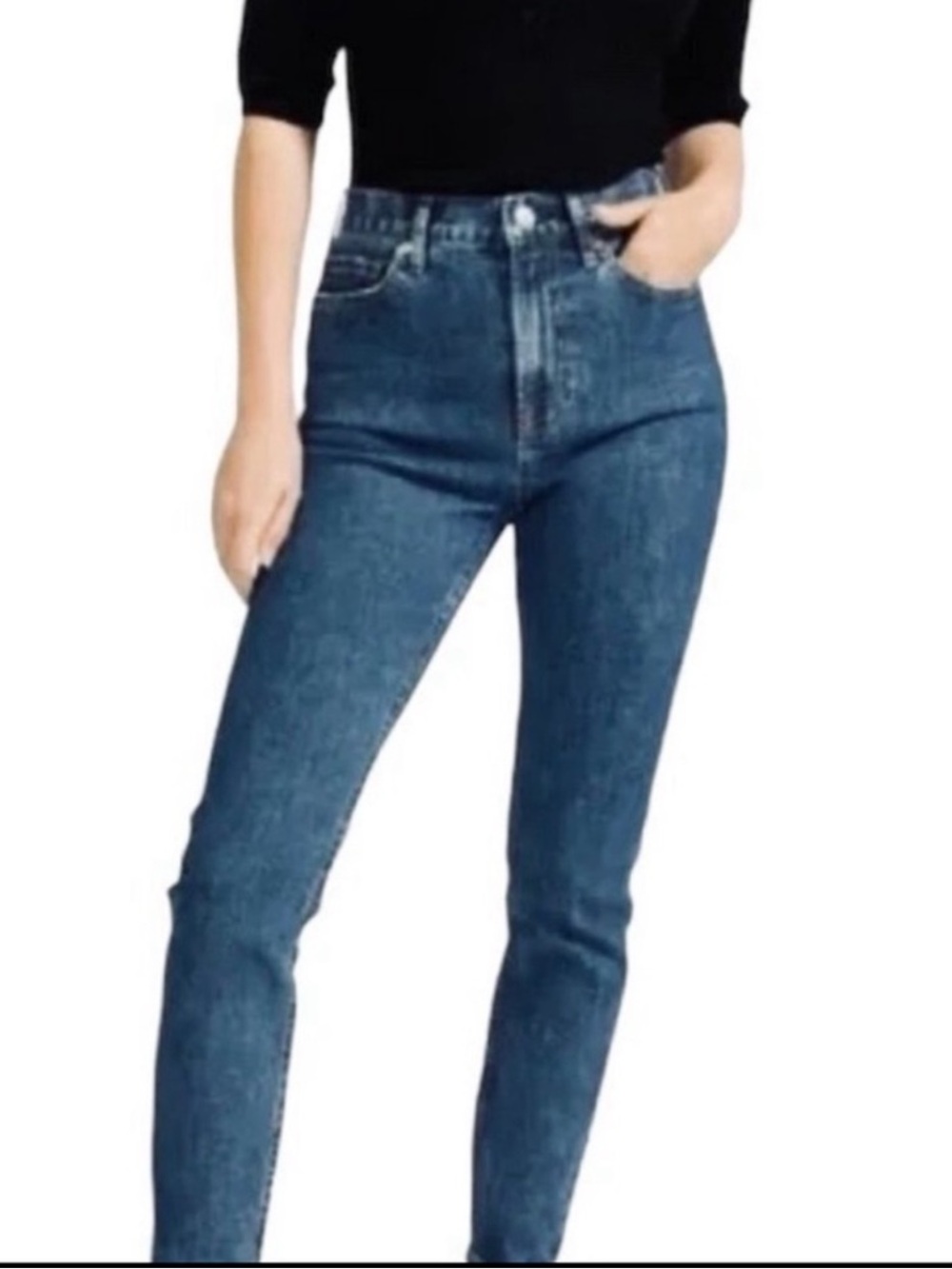 Everlane High Rise Cigarette Jeans